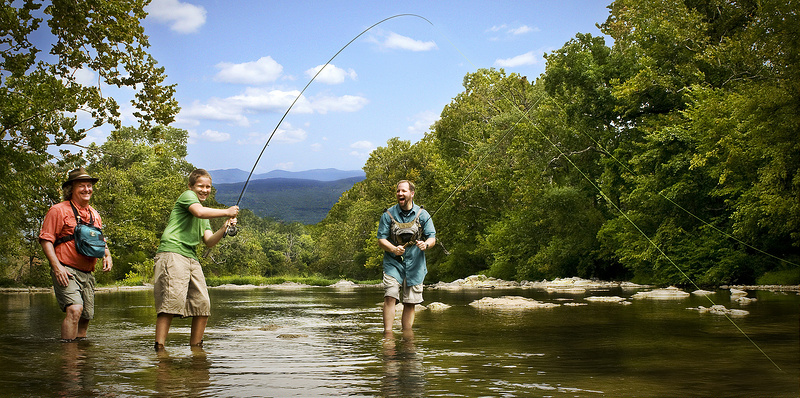 fishing with spinning reels